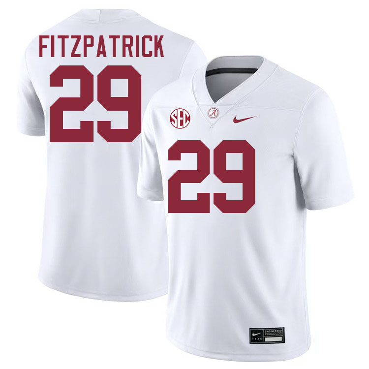 Minkah Fitzpatrick Alabama Jersey,University Of Alabama Crimson Tide Football Jersey,Uniforms-White